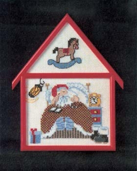 Oehlenschläger Stickpackung - Haus Weihnachtsmann