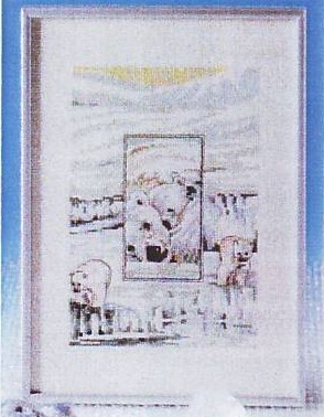 Stickpackung Oehlenschläger - Eisbären 23x32 cm