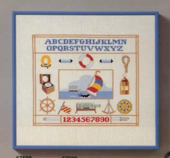 Stickpackung Oehlenschläger - Sampler Maritim 33x35 cm