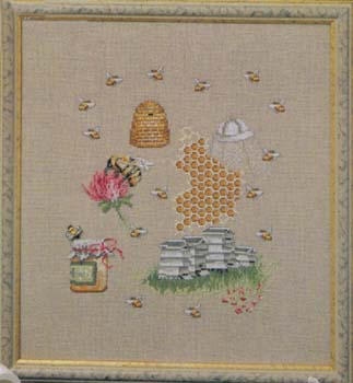 Stickpackung Oehlenschläger - Sampler Bienen 33x36 cm