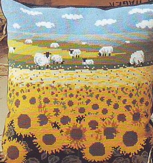 Oehlenschläger Stickpackung - Sonnenblumenfeld