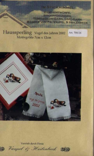 Stickpackung Vaupel - Haussperling (Ausverkauf)