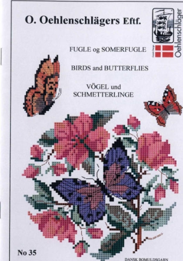 Stickheft Vögel und Schmetterlinge - Oehlenschläger