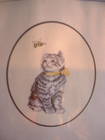 Oehlenschläger Stickpackung - Katze