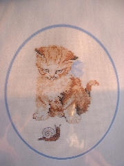 Oehlenschläger Stickpackung - Katze