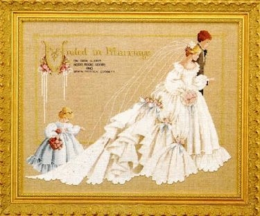 Stickvorlage Lavender & Lace - The Wedding