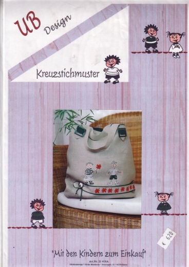 Stickvorlage UB-Design - Mit den Kindern zum Einkauf (Ausverkauf)
