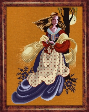 Evangeline - Lavender & Lace (Stickvorlage)