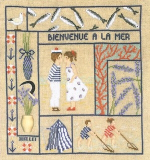 Monatsbild Juli - Stickpackung Bonheur des Dames