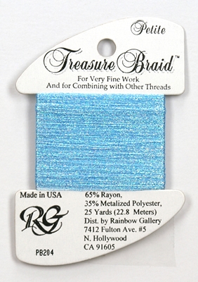Petit Treasure Braid Rainbow Gallery - Pearl Blue