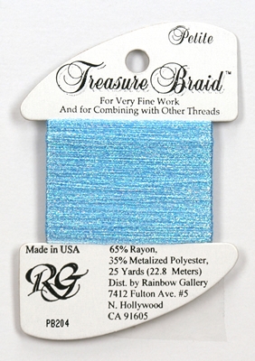 Rainbow Gallery Petit Treasure Braid - Pearl Blue