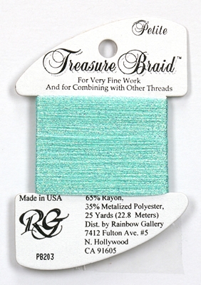 Rainbow Gallery Petit Treasure Braid - Pearl Sea Foam