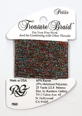Rainbow Gallery Petit Treasure Braid - Black Opal