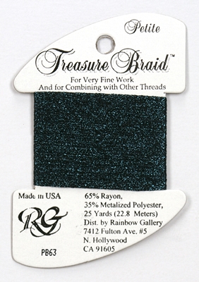 Petit Treasure Braid Rainbow Gallery - Deep Midnight Blue