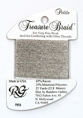 Rainbow Gallery Petit Treasure Braid - Antique Silver