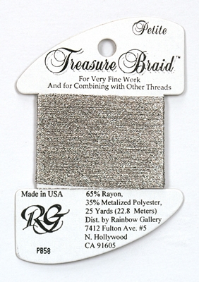 Petit Treasure Braid Rainbow Gallery - Antique Silver