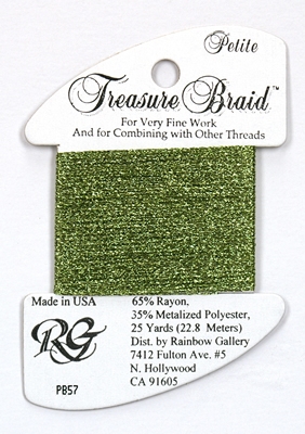 Rainbow Gallery Petit Treasure Braid - Avocado