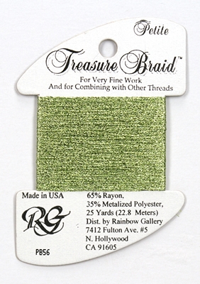 Rainbow Gallery Petit Treasure Braid - Pale Avocado