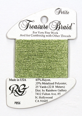 Petit Treasure Braid Rainbow Gallery - Pale Avocado