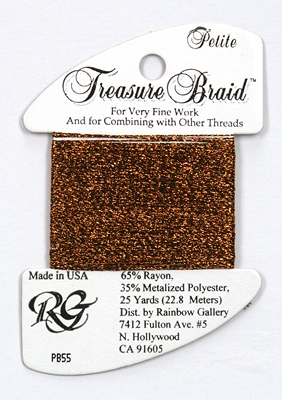 Petit Treasure Braid Rainbow Gallery - Brass