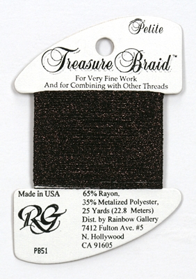 Petit Treasure Braid Rainbow Gallery - Dark Chocolate