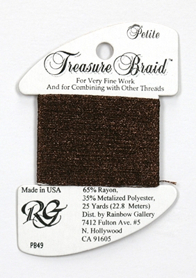 Petit Treasure Braid Rainbow Gallery - Brown