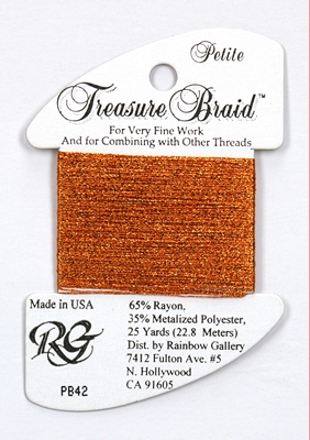 Rainbow Gallery Petit Treasure Braid - Autumn Orange