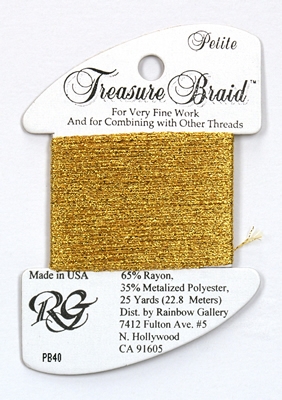 Petit Treasure Braid Rainbow Gallery - Egyptian Gold