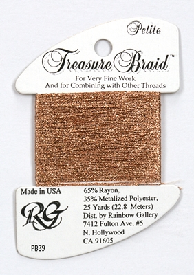 Rainbow Gallery Petit Treasure Braid - New Copper