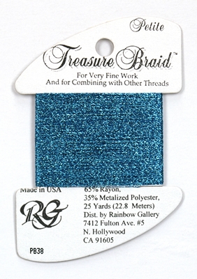 Rainbow Gallery Petit Treasure Braid - Azure Blue