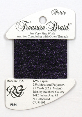 Petit Treasure Braid Rainbow Gallery - Deep Purple