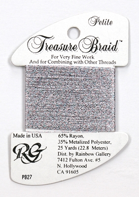 Rainbow Gallery Petit Treasure Braid - Ice