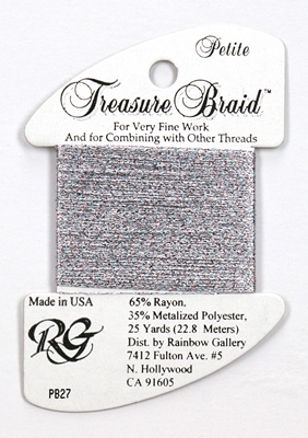 Petit Treasure Braid Rainbow Gallery - Ice