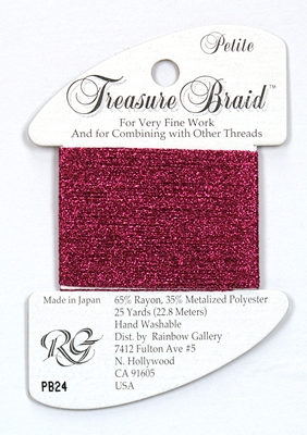 Rainbow Gallery Petit Treasure Braid - Fuchsia
