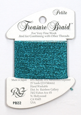 PB22 Aqua Marine - Petit Treasure Braid Rainbow Gallery
