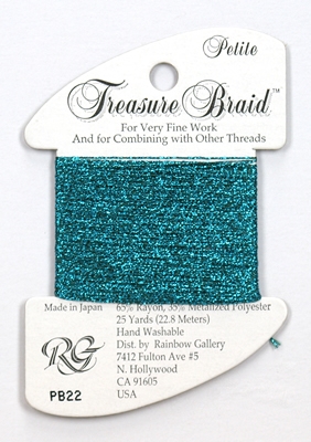 Petit Treasure Braid Rainbow Gallery - Aqua Marine