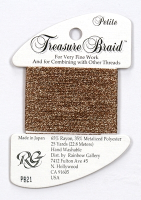 Rainbow Gallery Petit Treasure Braid - Copper