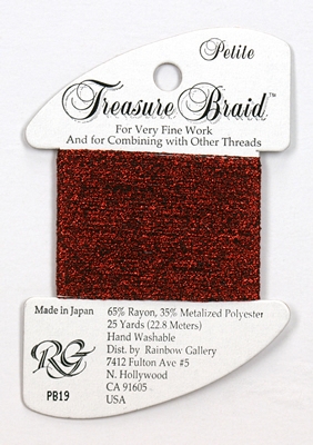 Rainbow Gallery Petit Treasure Braid - Ruby