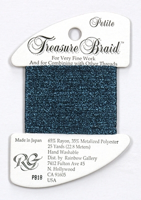 Petit Treasure Braid Rainbow Gallery - Navy