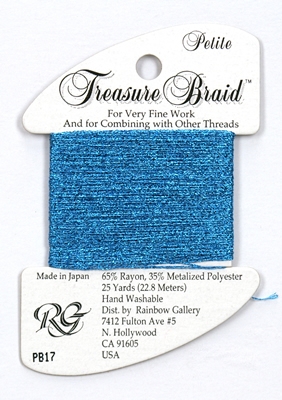 Rainbow Gallery Petit Treasure Braid - Blue