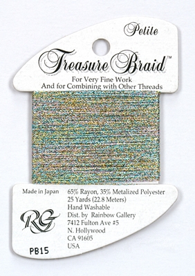 Rainbow Gallery Petit Treasure Braid - Confetti Blue