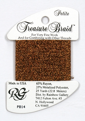 Rainbow Gallery Petit Treasure Braid - Bronze