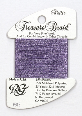 Petit Treasure Braid Rainbow Gallery - Light Purple