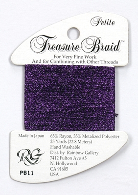 Rainbow Gallery Petit Treasure Braid - Purple