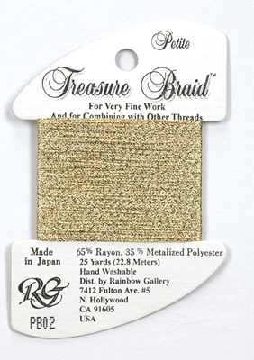 Petit Treasure Braid Rainbow Gallery - Light Gold