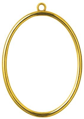 Kunststoffrahmen Verachtert/Vervaco - oval 6x8 cm