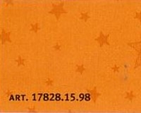 Tischdecke Sterne terracotta - Rico Design (Ausverkauf)