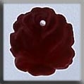 Mill Hill Glass Treasures 12014 - Medium Rose Matte Ruby