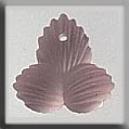 12034 Mill Hill Glass Treasures - Modified Fleur de Lis Rosaline