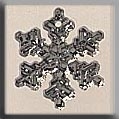 Mill Hill Glass Treasures 12035 - Small Snowflake Crystal Bright
